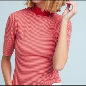 Anthropologie t.la Red Stripe Tee